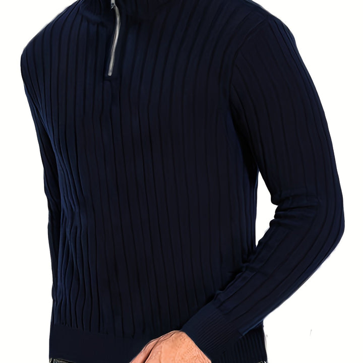 Thatcher | Ribbet Quarter-Zip Sweater