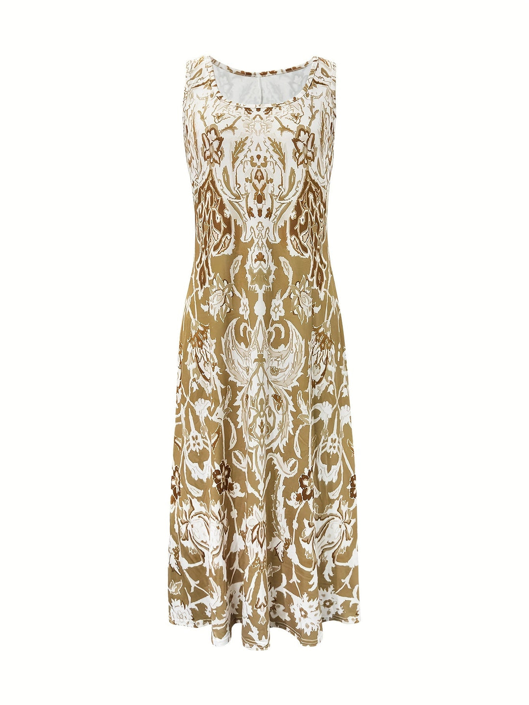Odette | Flydende Blomster Maxi Kjole