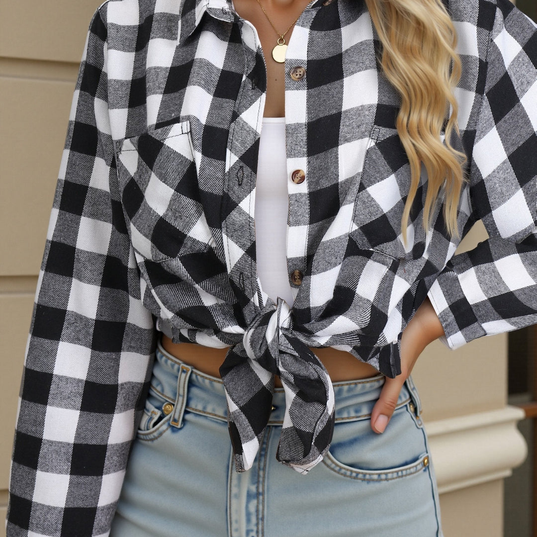 Everly | Afslappet Buffalo Check Skjorte