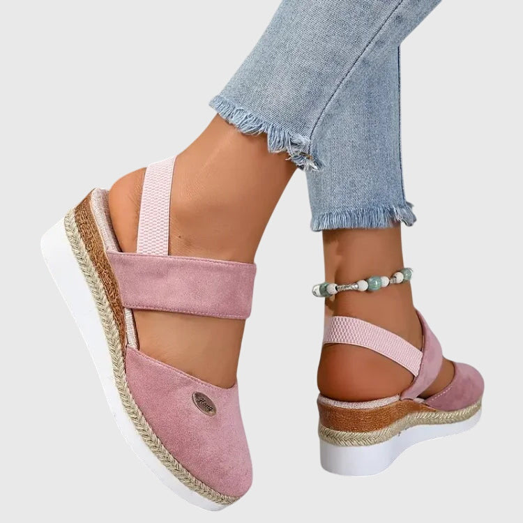 Ruth | Polstrede Vedge Sandaler