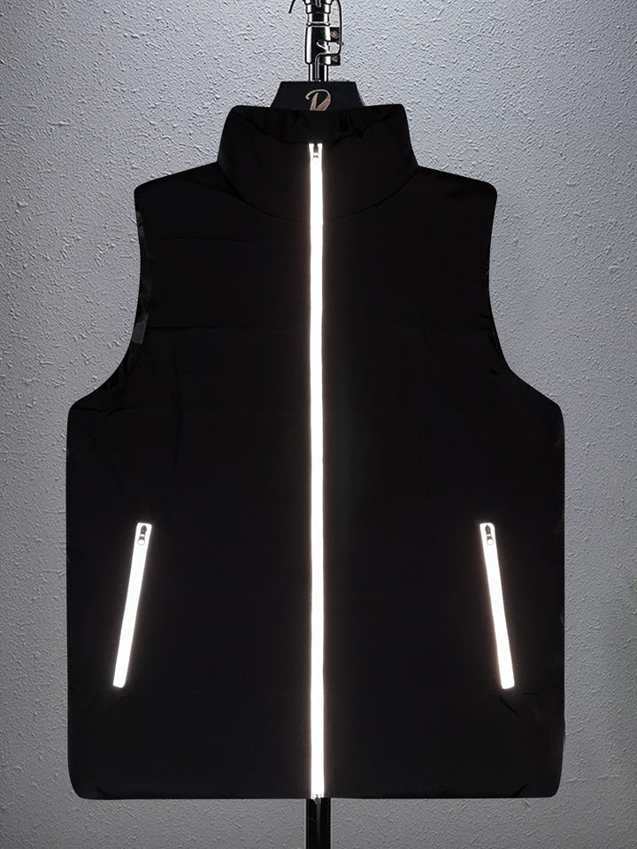 Calvin | Vatteret Zip-Up Vest