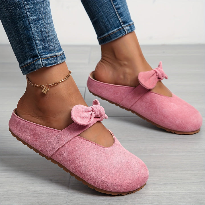 Whitney | Bløde Bows Slip-On Mules