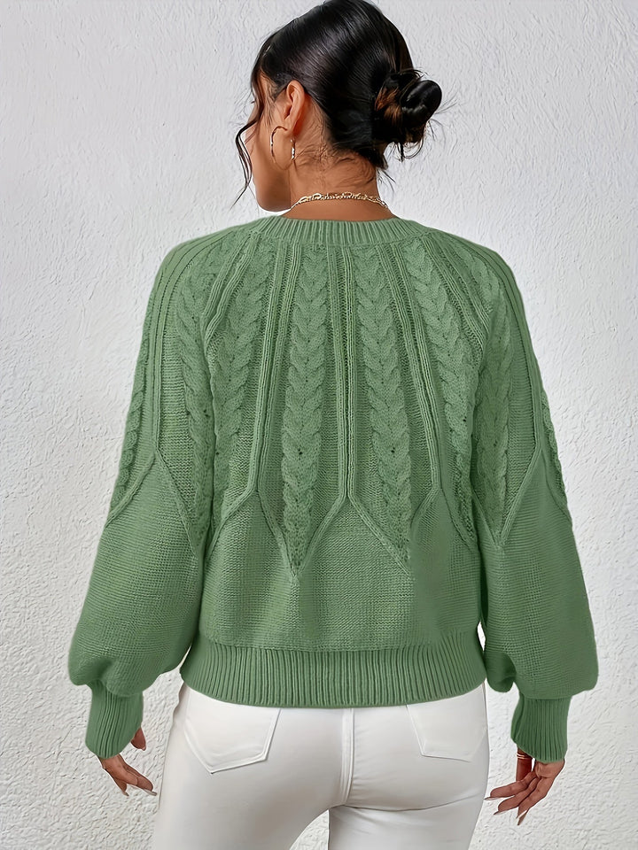 Eleanor | Afslappet Kabelstrik Sweater