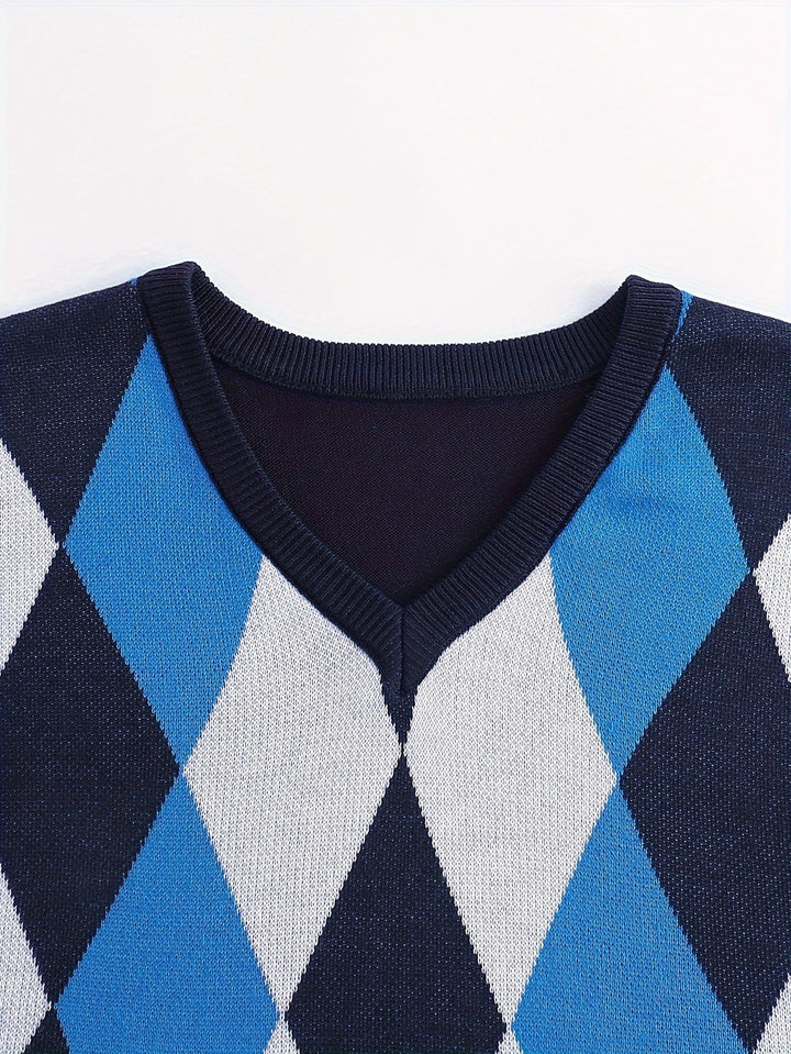 Chandler | Klassisk Argyle Sweater Vest