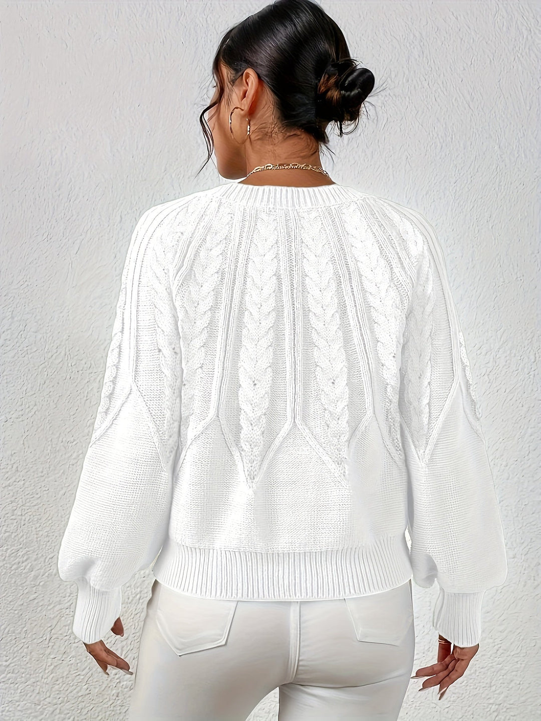 Eleanor | Afslappet Kabelstrik Sweater