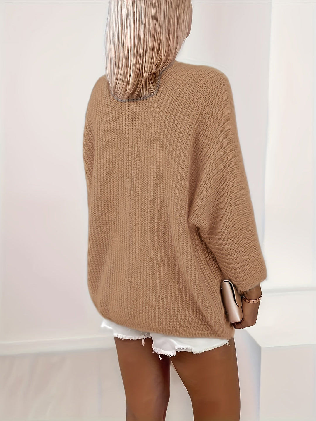 Bridget | Afslappet Åben-Front Cardigan