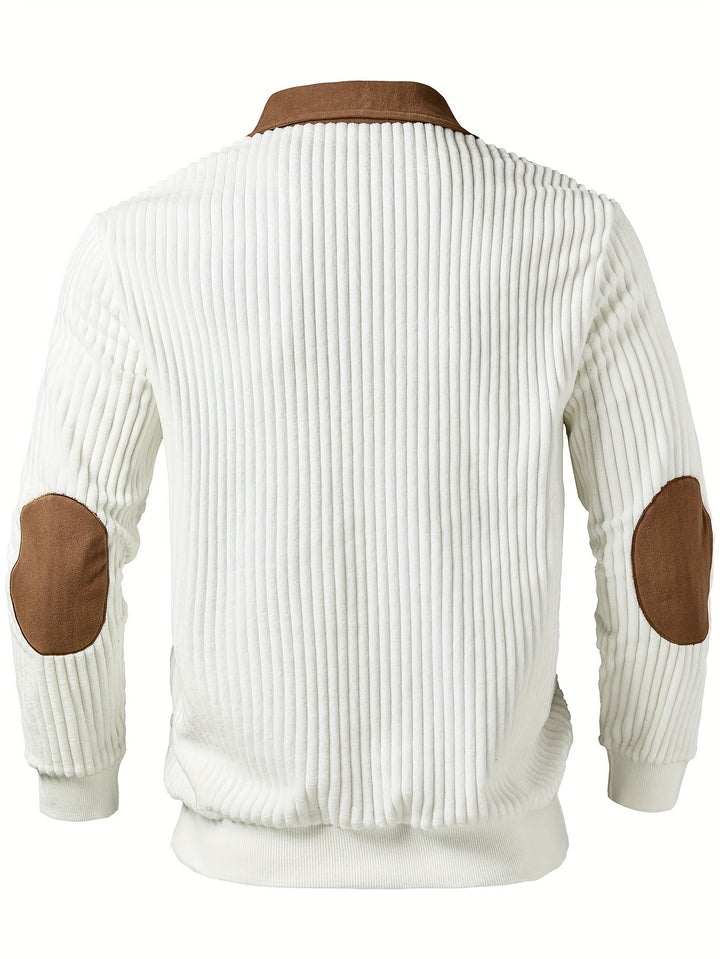 Roland | To-farvet Quarter-Zip Pullover