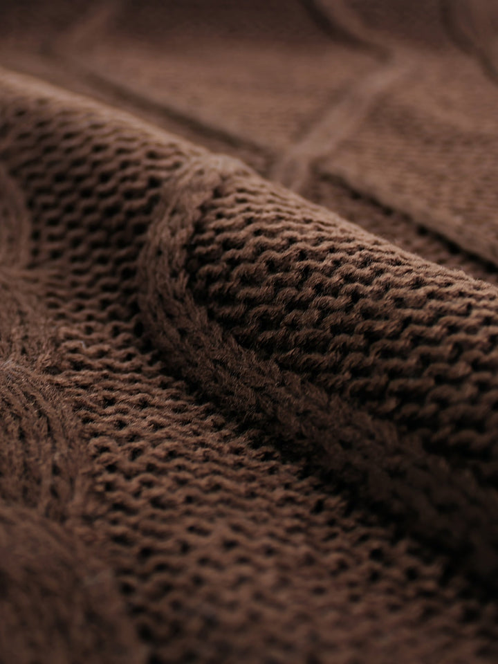 Cora | Cozy Cable-Knit V-Hals Sweater Vest