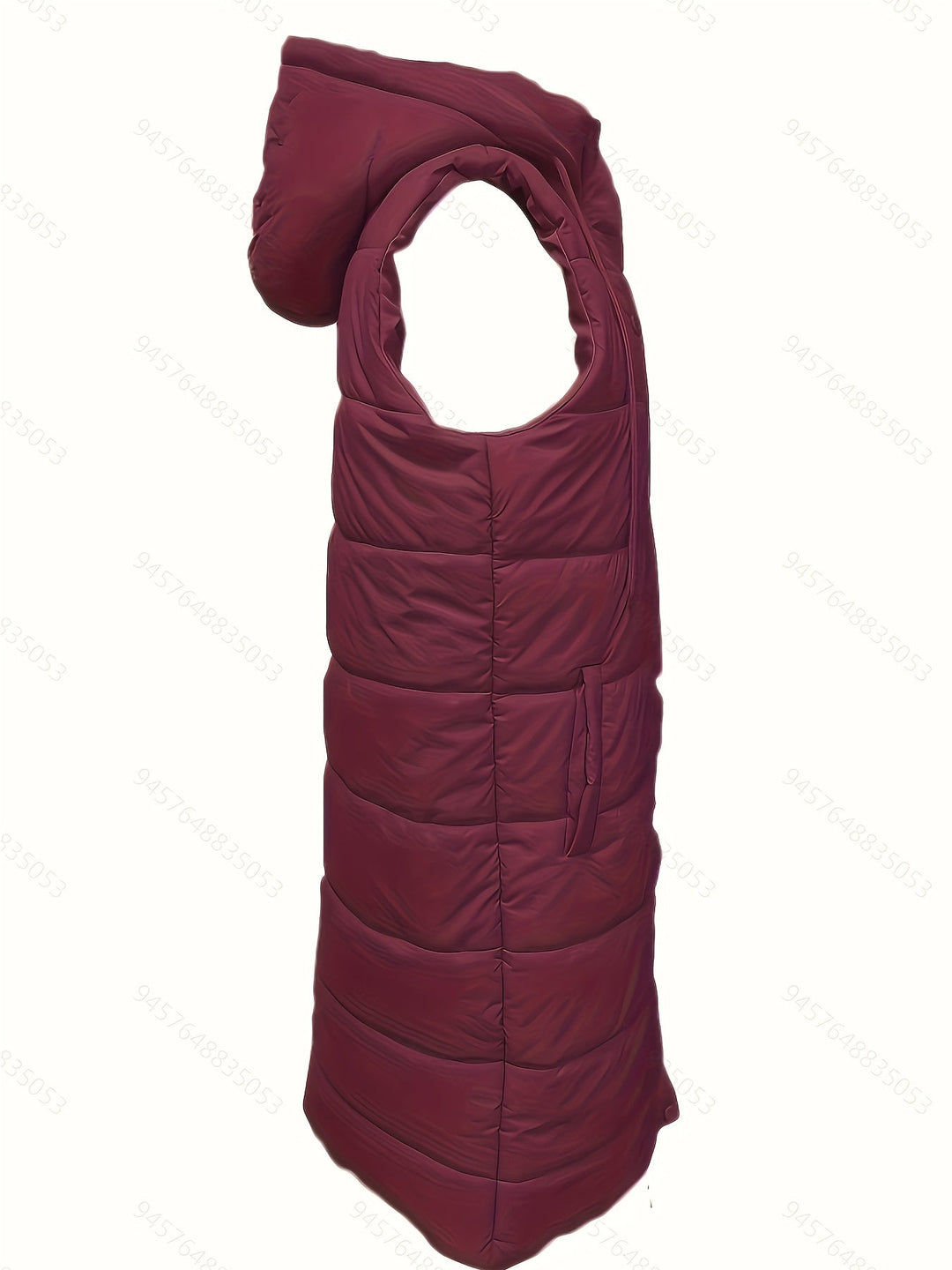 Helen | Langline Hættet Polstret Vest