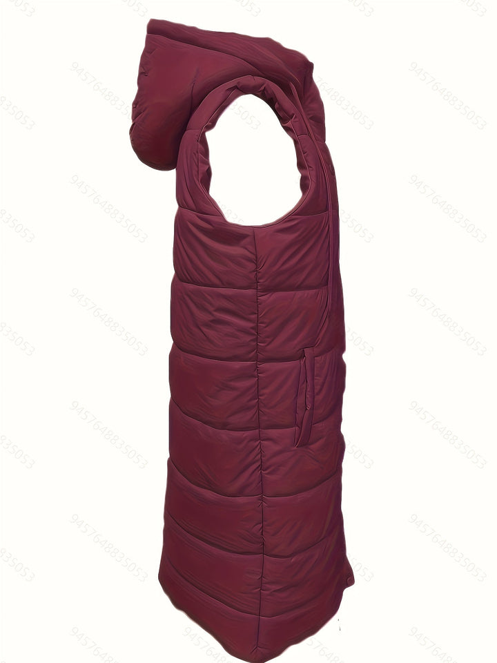 Helen | Langline Hættet Polstret Vest