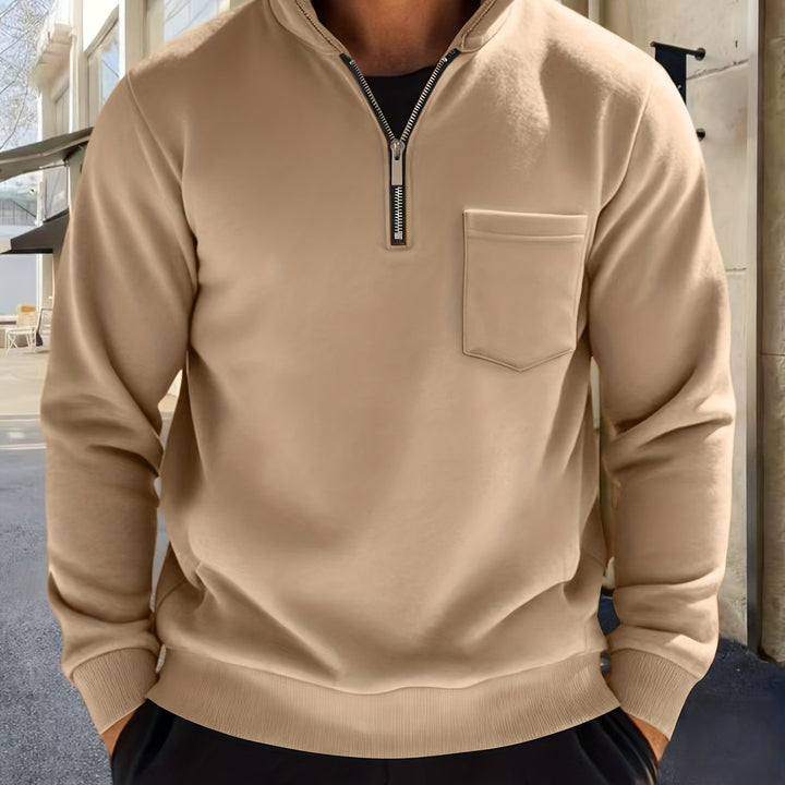 Calvin | Raffineret Half-Zip Pullover