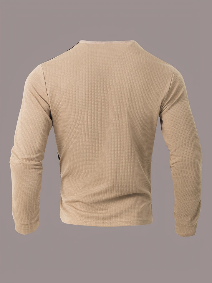 Curtis | Tekstureret Langærmet Henley