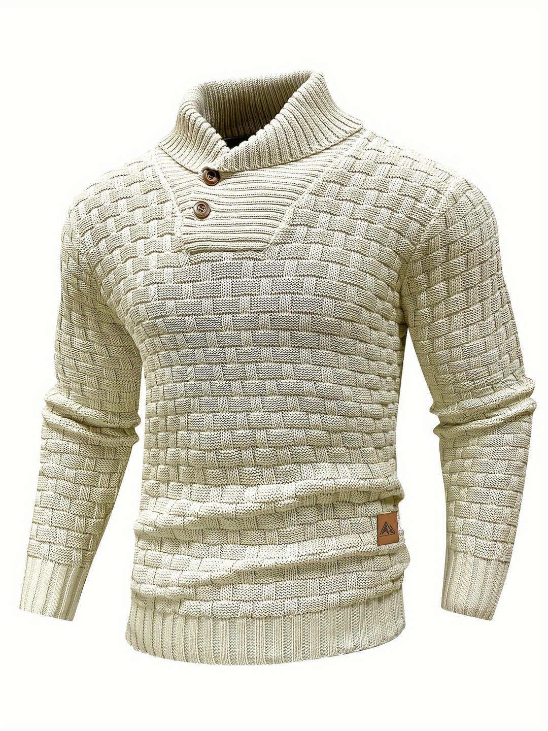 Alistair | Tekstureret Skulderkrave Sweater
