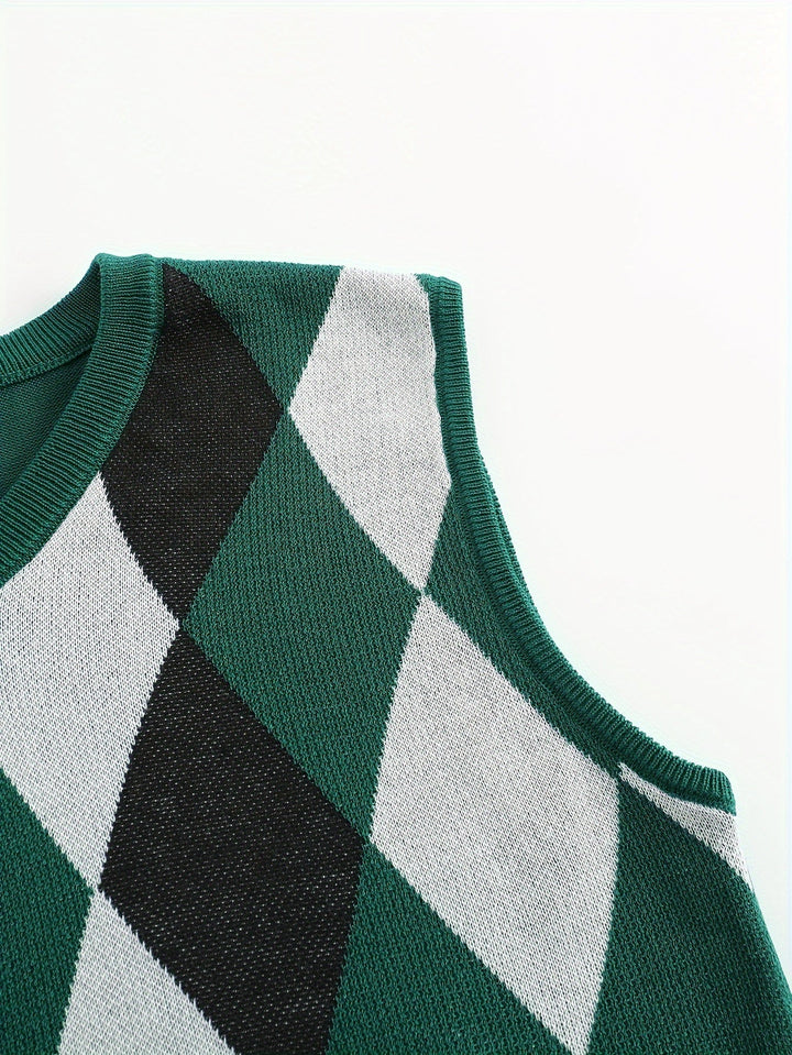 Chandler | Klassisk Argyle Sweater Vest
