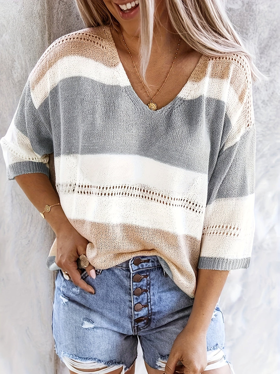 Margot | Afslappet V-Hals Top