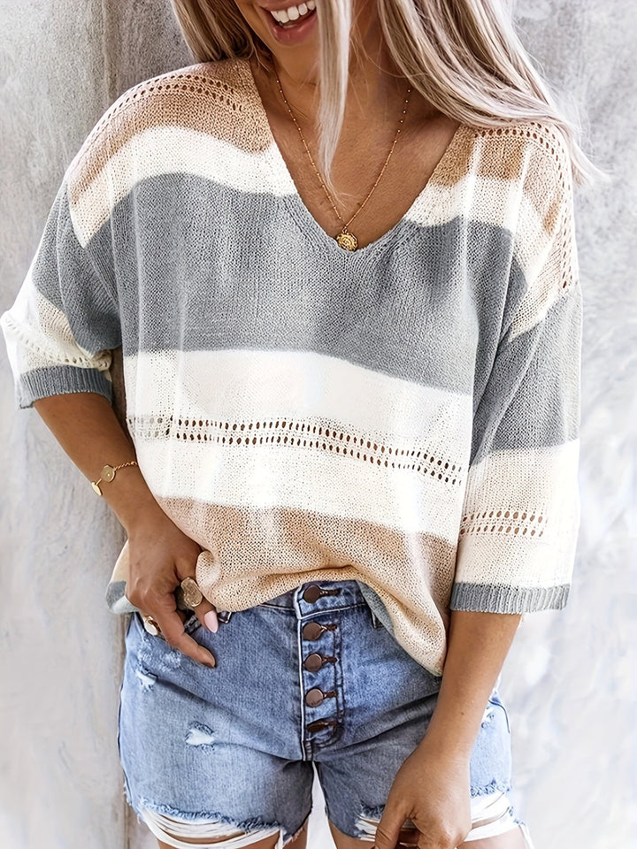 Margot | Afslappet V-Hals Top