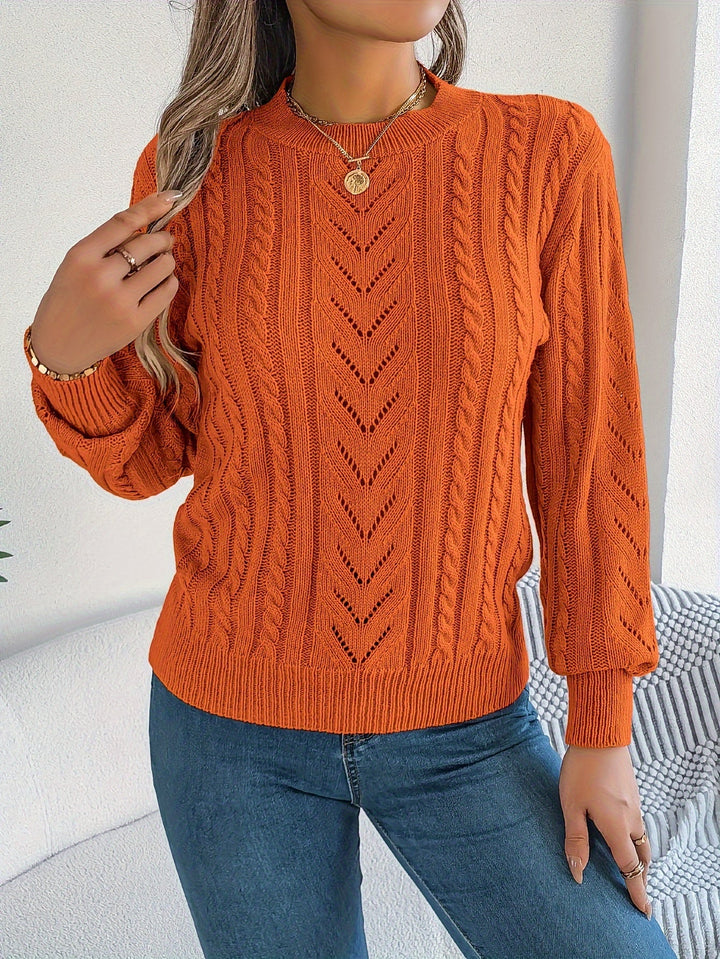 Blythe | Kabelstrikket Tekstur Sweater