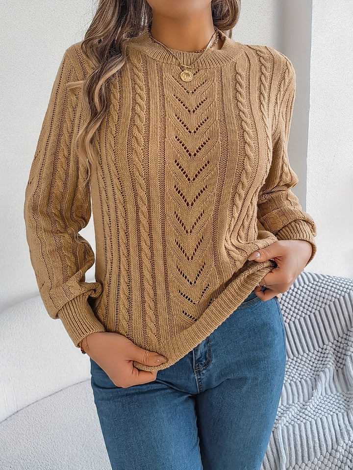 Blythe | Kabelstrikket Tekstur Sweater