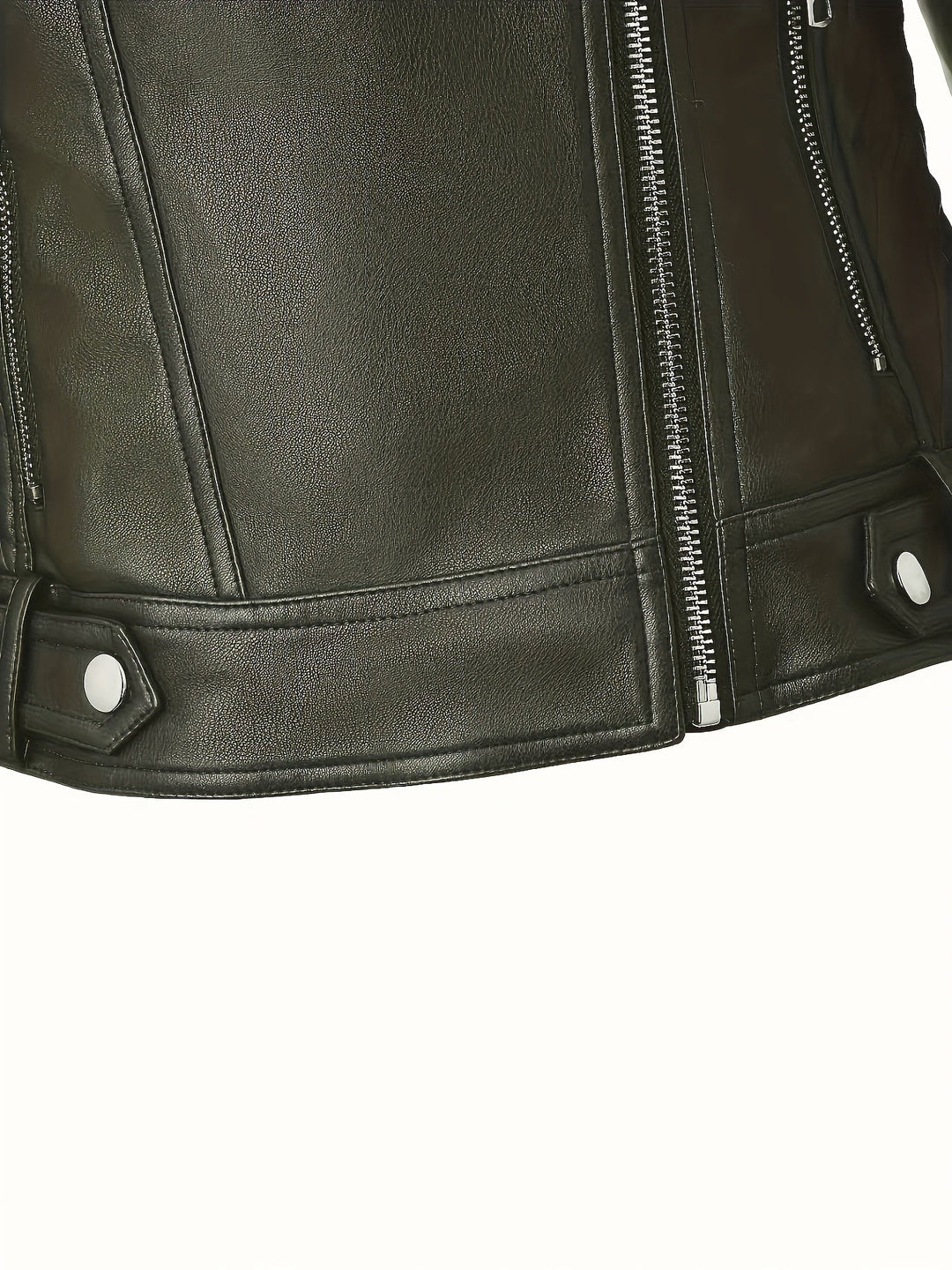 Mabel | Sculpted Zip-Front Moto Jakke