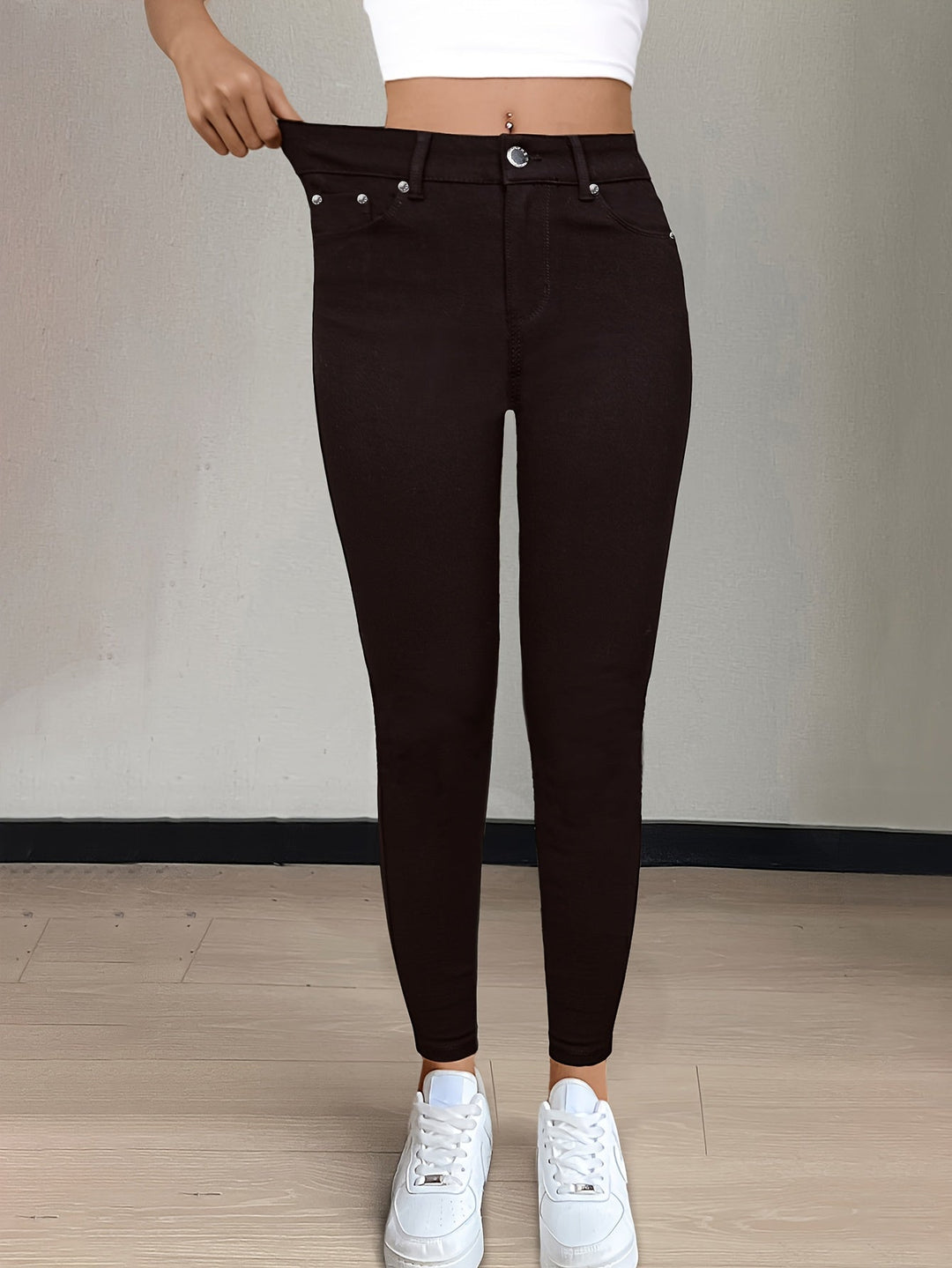 Sylvie | Højtaljede Skinny Jeans