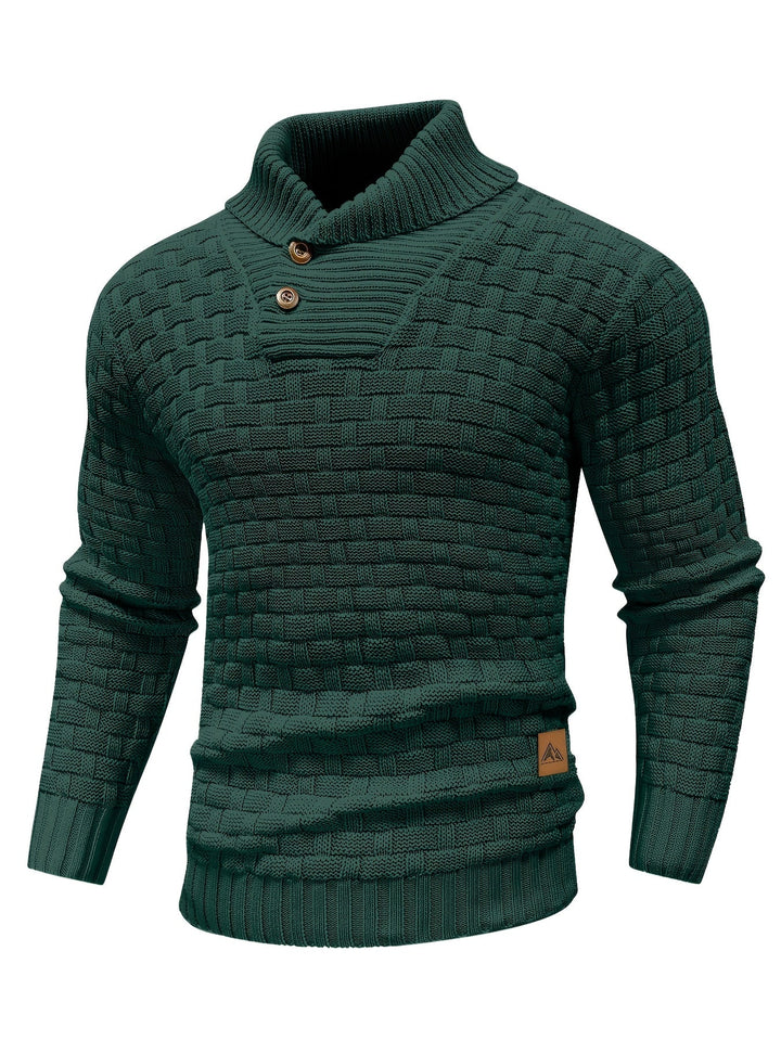 Alistair | Tekstureret Skulderkrave Sweater