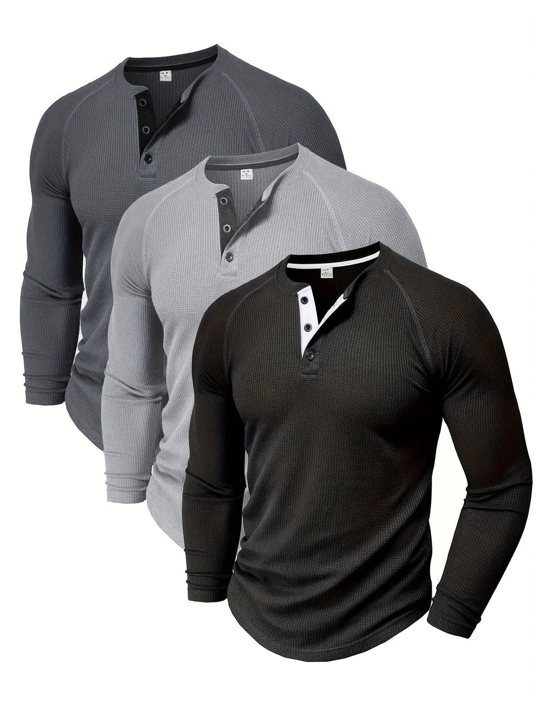 Graham | Klassisk Button Henley Skjorte