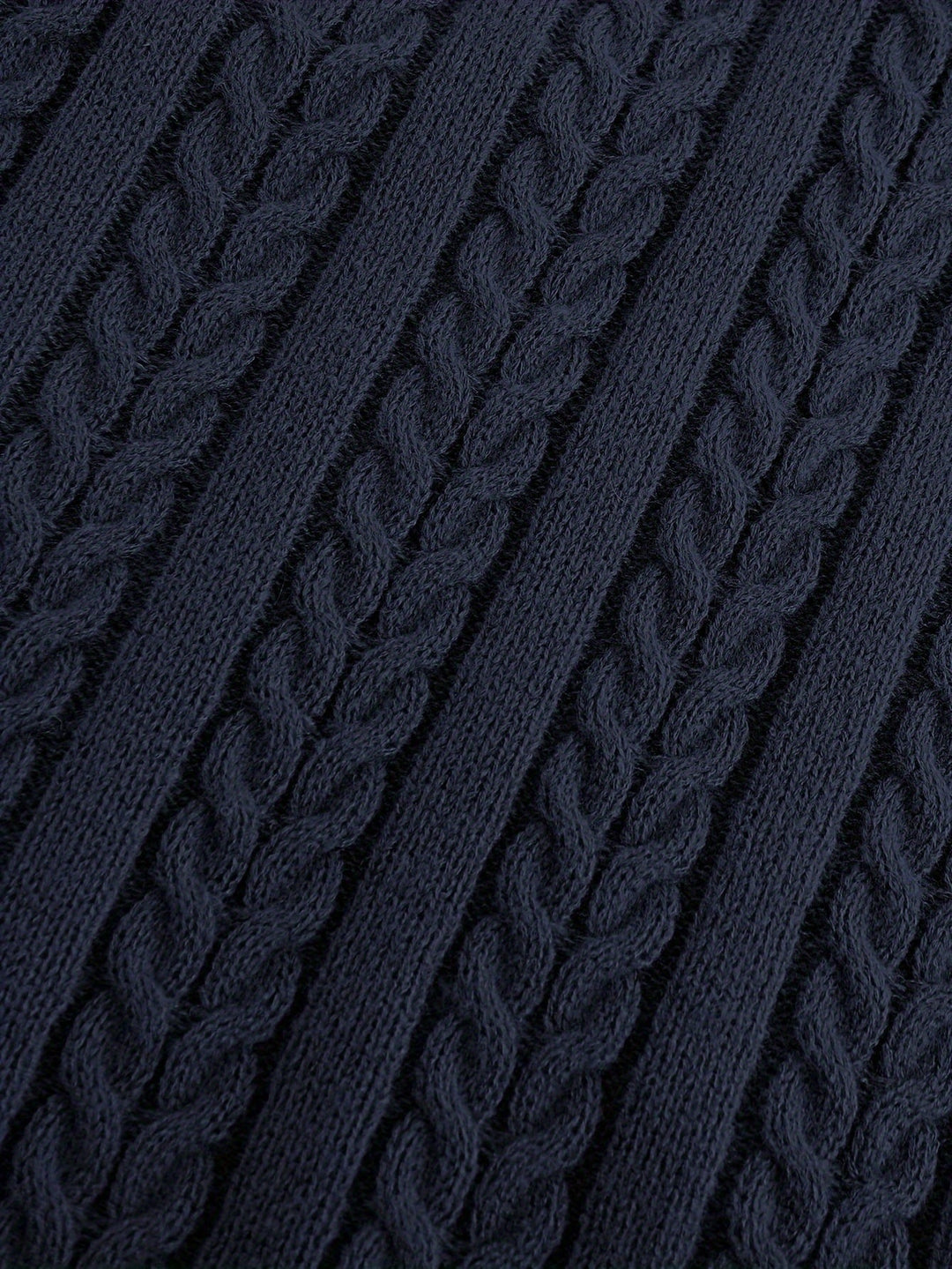 Gideon | Kabelstrikket V-hals Sweater Vest
