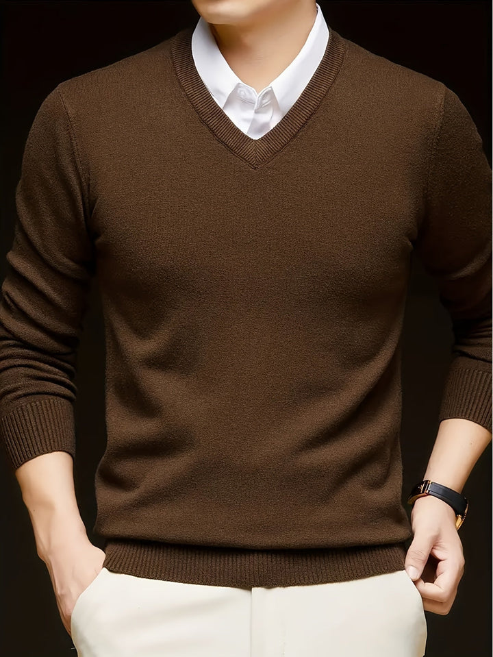 Hugh | Raffineret V-Hals Sweater
