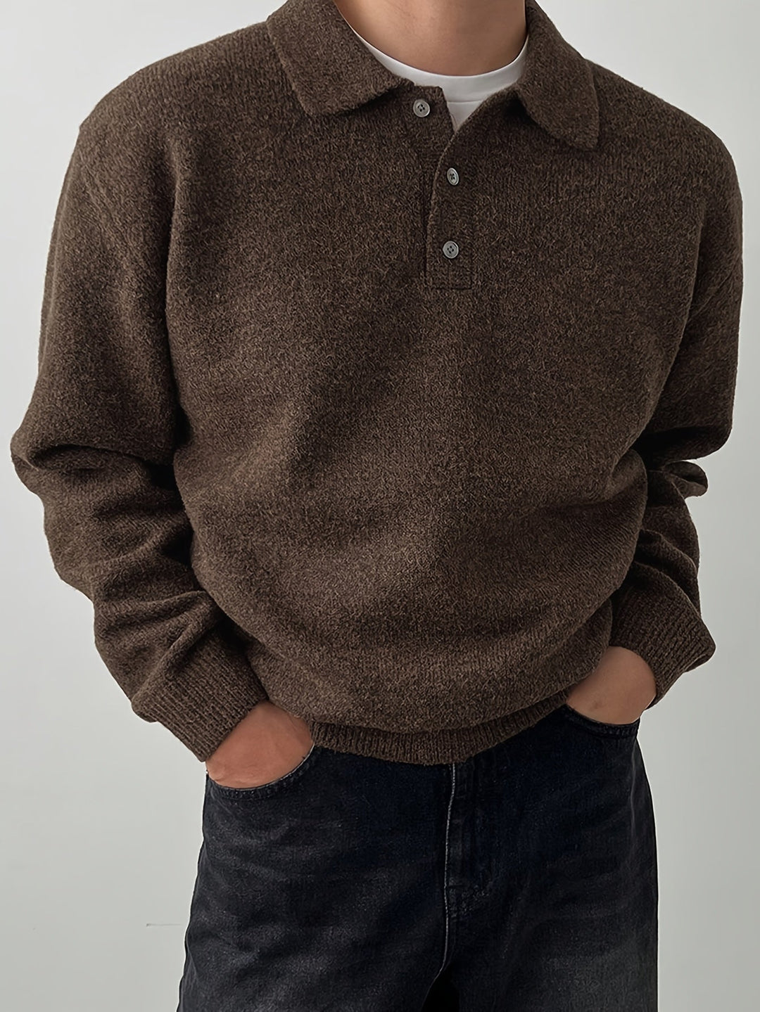 Landon | Raffineret Polo Krave Sweater