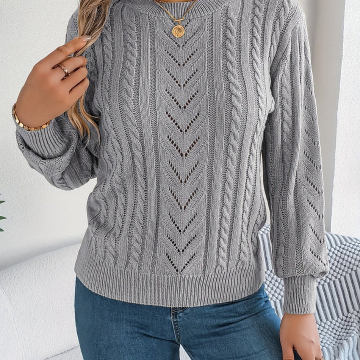 Blythe | Kabelstrikket Tekstur Sweater