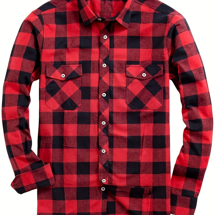 Miles | Klassisk Tjekket Flannel Skjorte