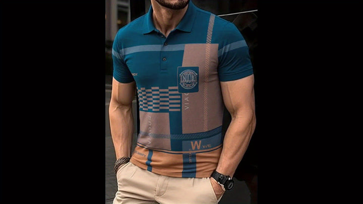 Nathaniel | Raffineret Colorblock Polo Shirt
