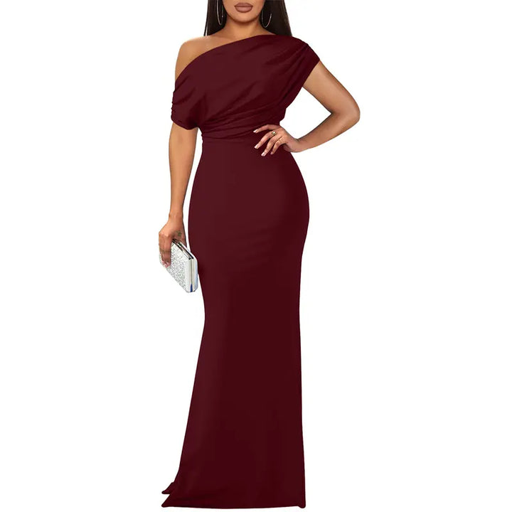 Rose | Elegant Off-Shoulder Aftenkjole