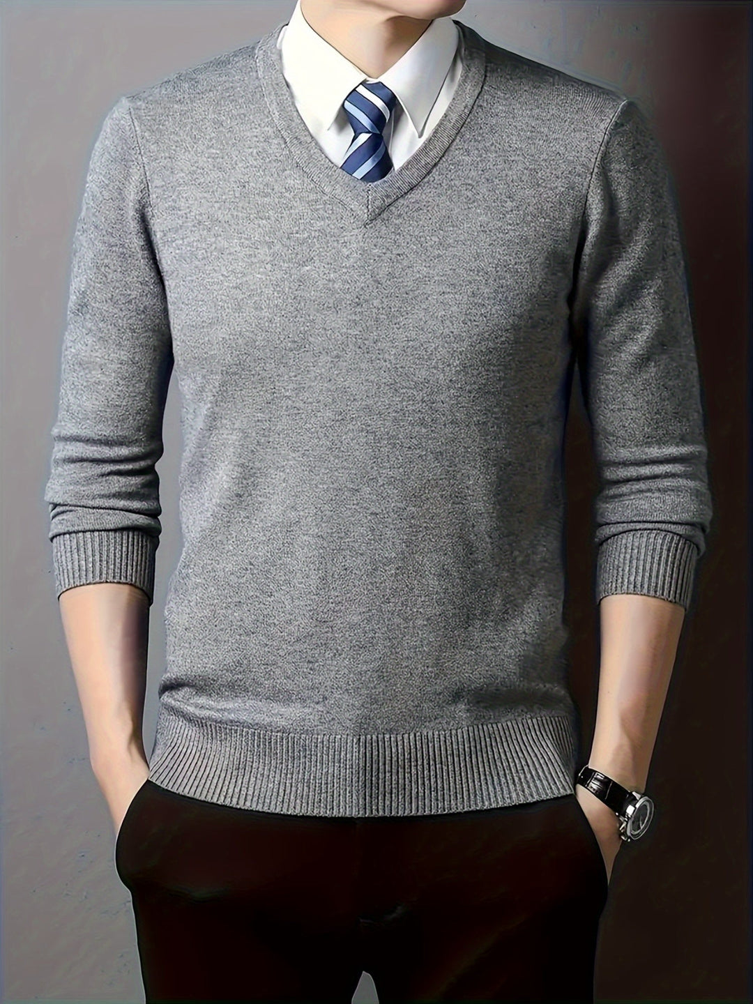 Ellis | Raffineret V-Hals Sweater