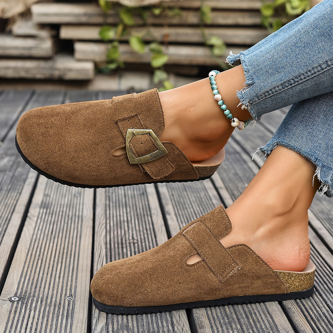 Winona | Slip-On Mules med Spænde Detalje