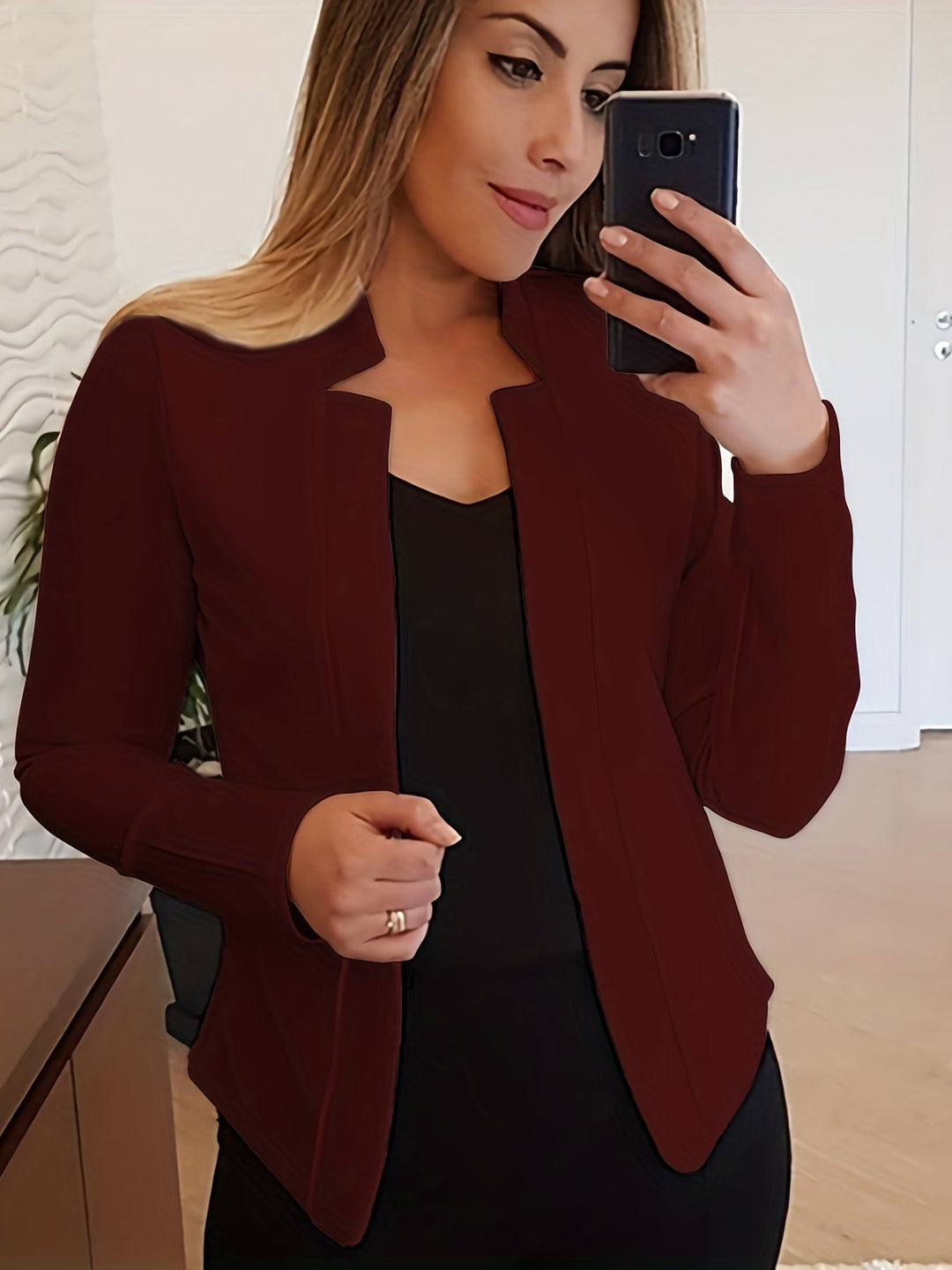 Kirsten | Åben Front Skræddersyet Jakke