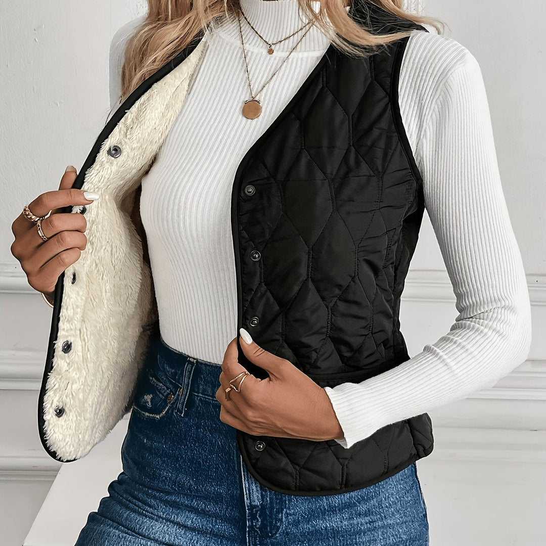 Kendra | Vendbar Quiltet Vest