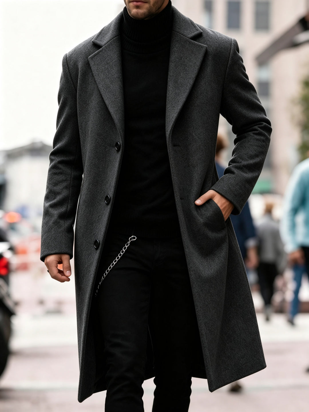 Chandler | Raffineret Lang Trench Coat