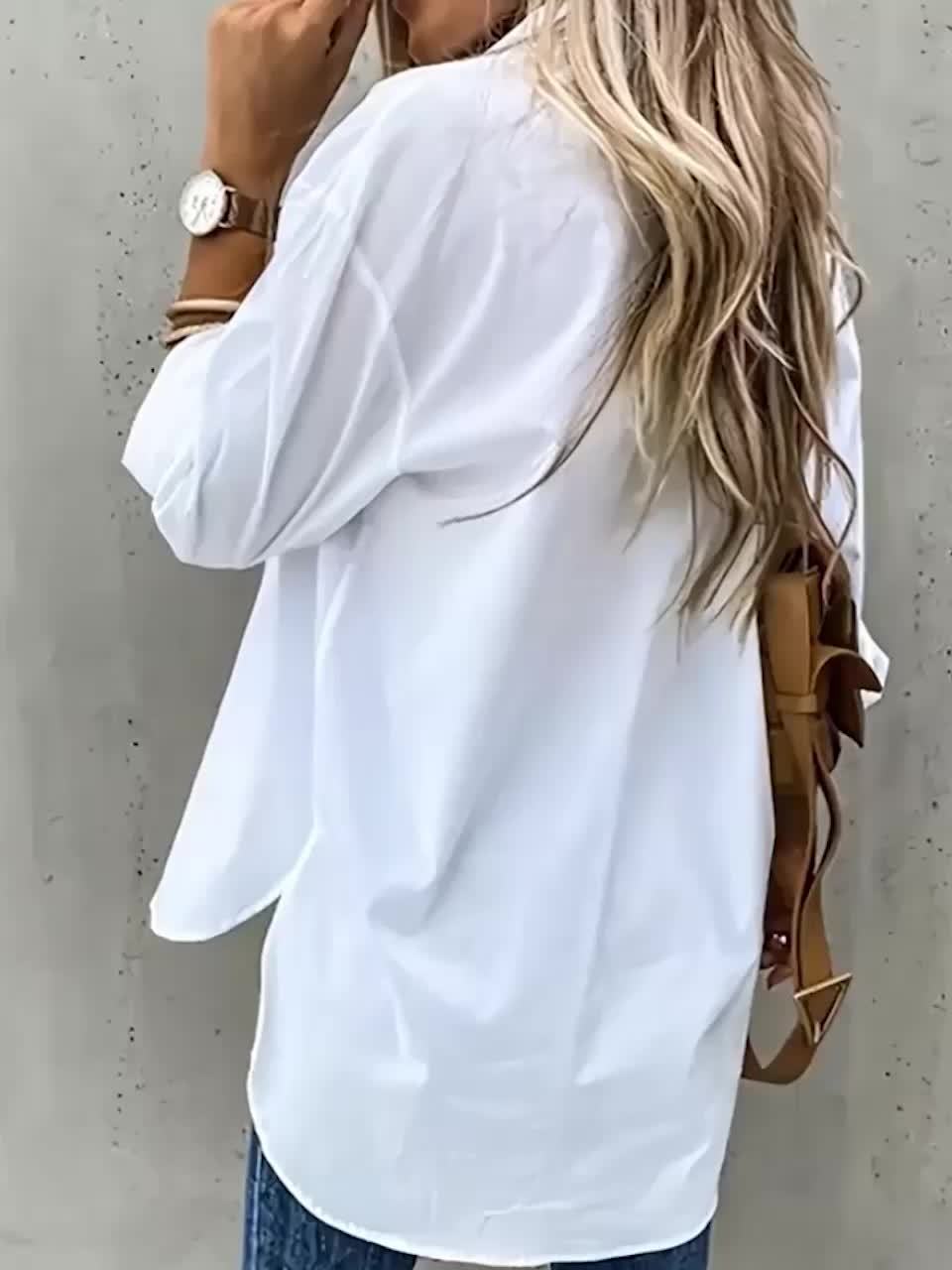Naomi | Afslappet Button-Up Skjorte