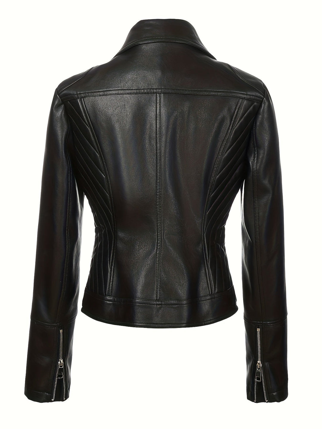 Mabel | Sculpted Zip-Front Moto Jakke