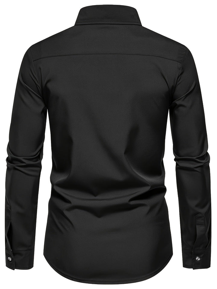 Anthony | Kontrast Trim Button-Up Skjorte