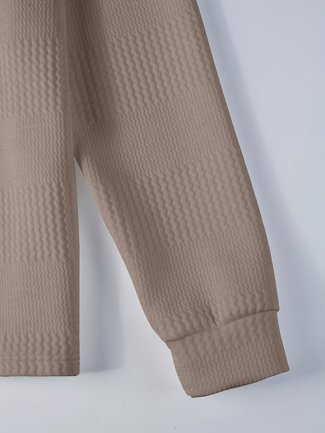 Fletcher | Tekstureret Langærmet Polo Shirt
