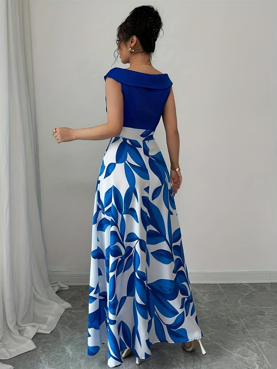 Gabriella | Floral A-Line Maxi Kjole
