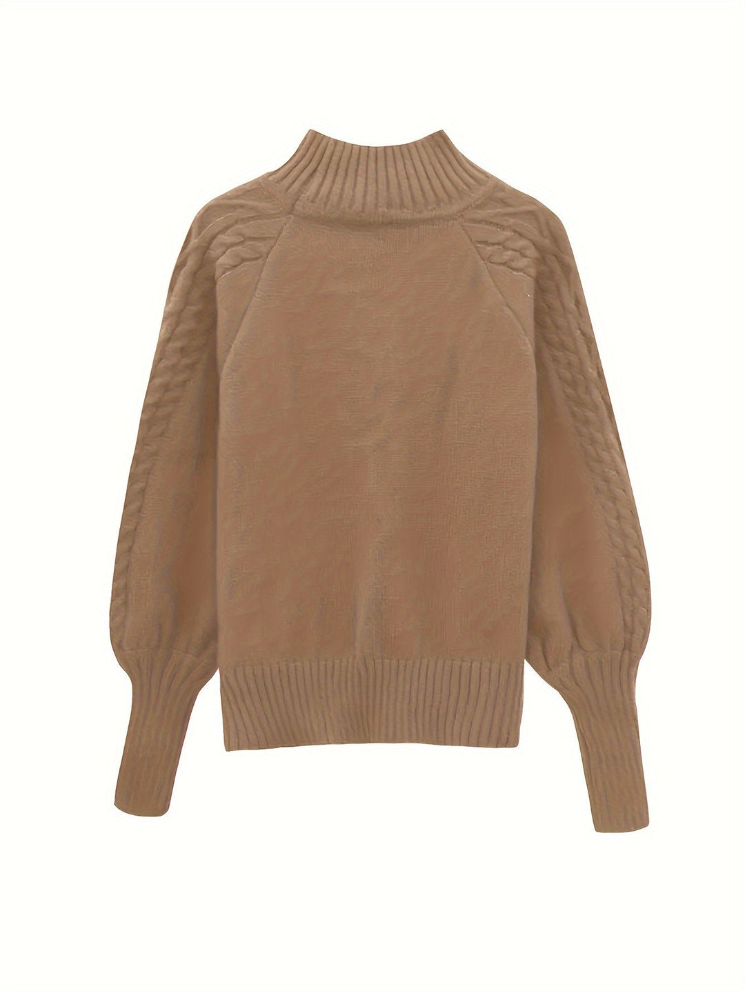 Eloise | Tekstureret Halv-Krave Sweater