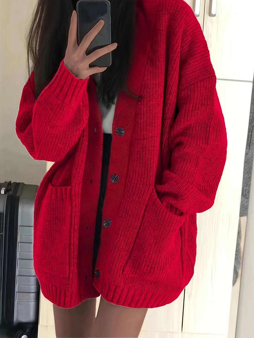 Maisie | Afslappet Knappet Cardigan