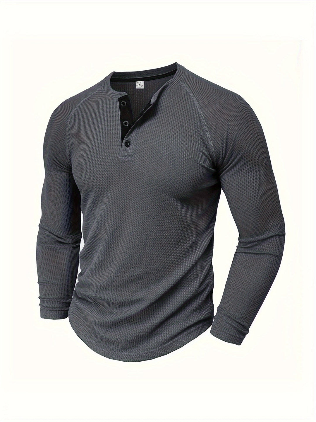 Graham | Klassisk Button Henley Skjorte