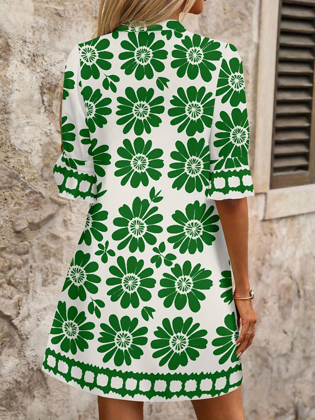 Georgia | Floral Bloom Mini Kjole