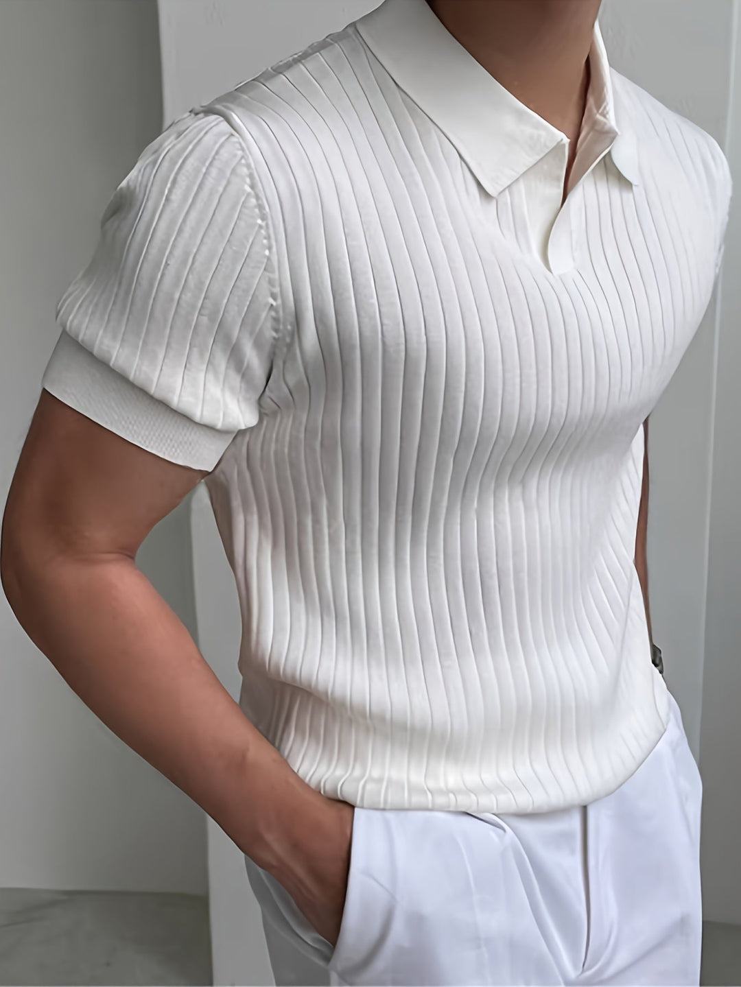 Cameron | Raffineret Tekstureret Polo Shirt