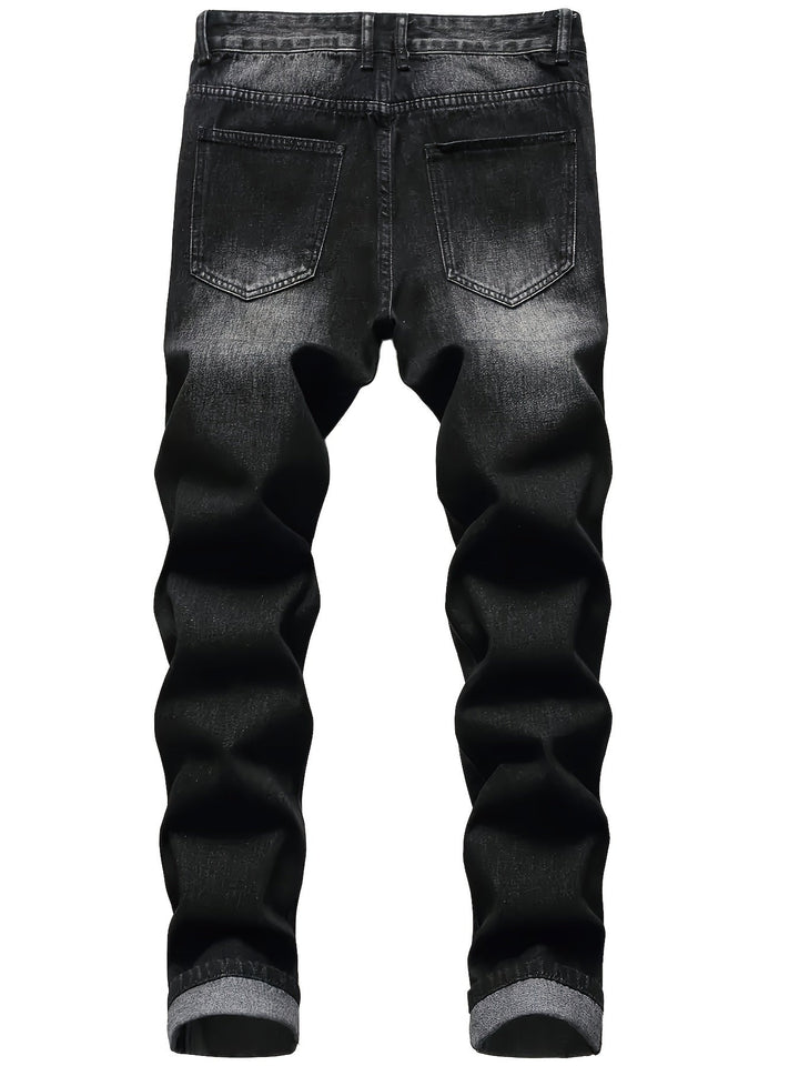 Caleb | Robust Straight-Leg Jeans