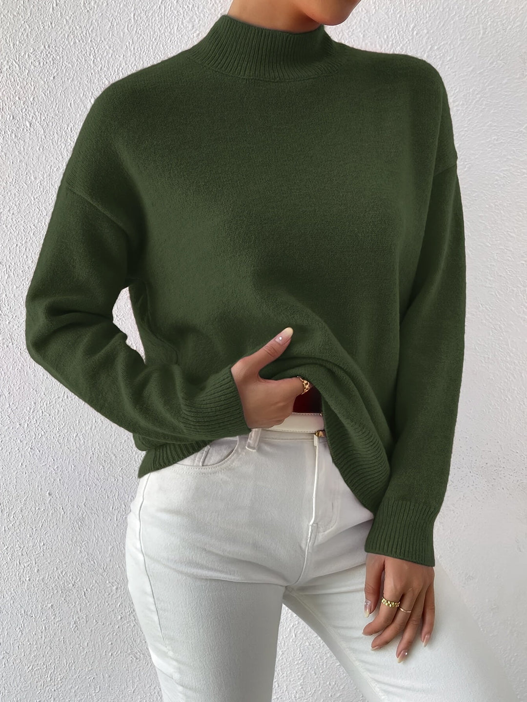 Lorelei | Raffineret Mock Neck Sweater